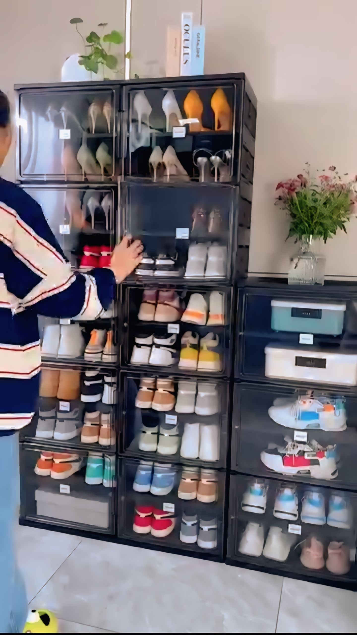 Smart Foldable Shoes Tier Shoe Rack 9 layer.